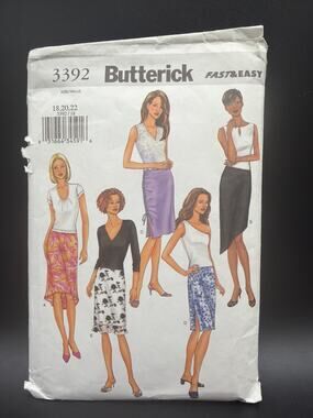 Butterick 4492 Misses Plus Size 18 20 22 Pattern All Sizes Included Partial Cut